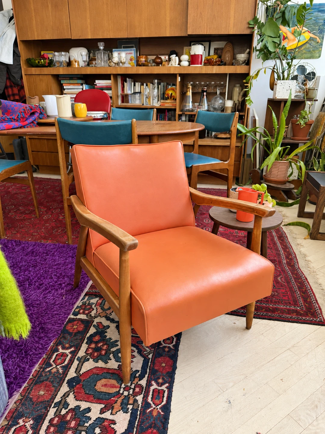 Terracotta Mid-Century Vintage Lounge Chair - photo 3