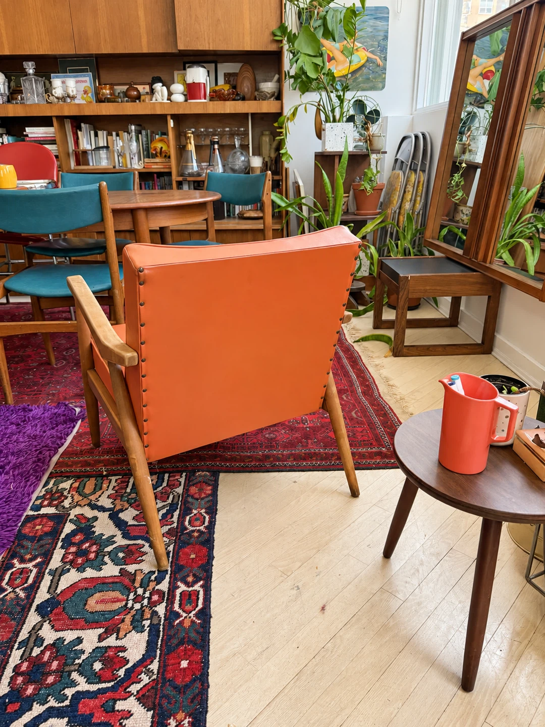 Terracotta Mid-Century Vintage Lounge Chair - photo 5