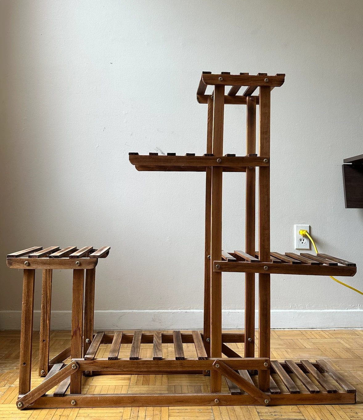 Wooden Multi-Tier Plant Stand