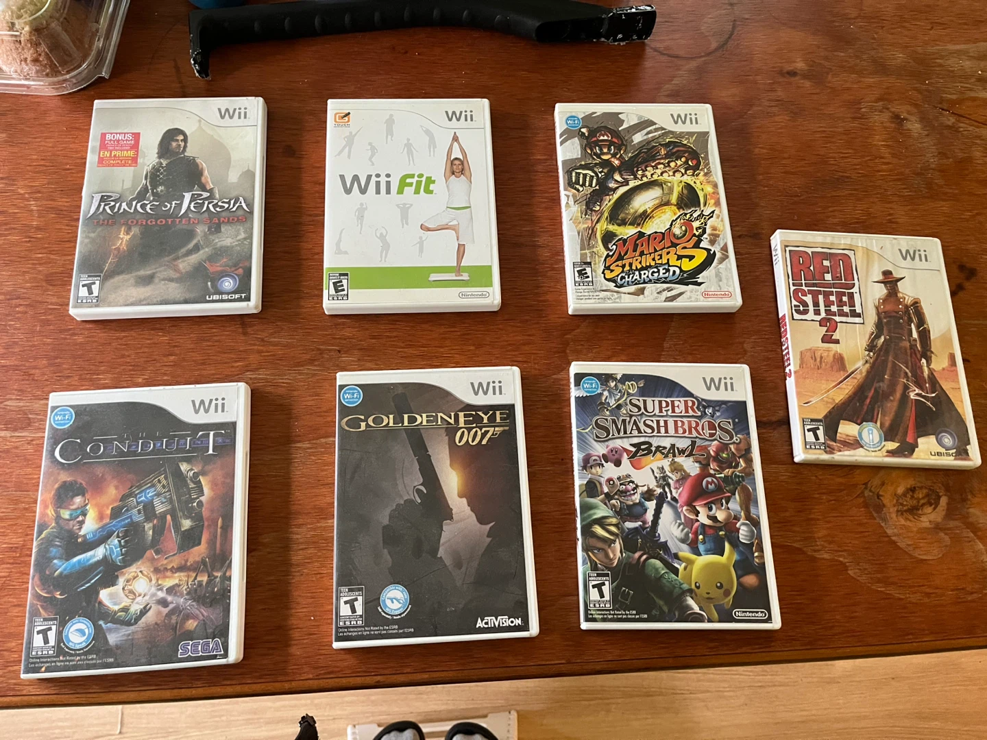 Set of 7 Nintendo Wii Games