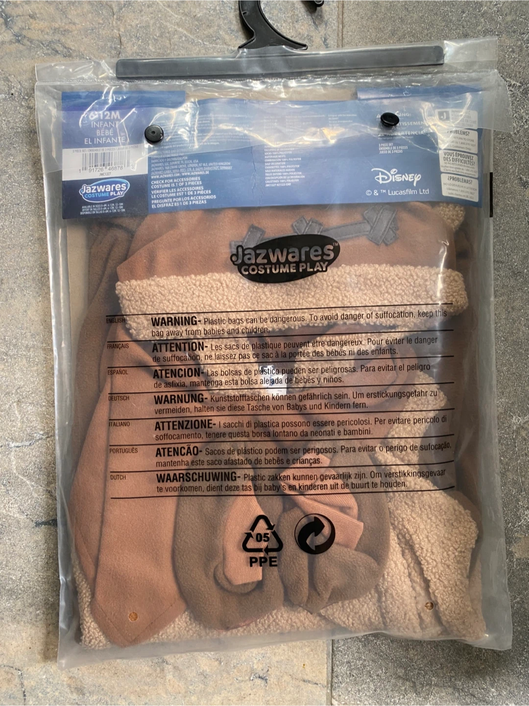 Star Wars Ewok Infant Costume 6-12M - photo 4