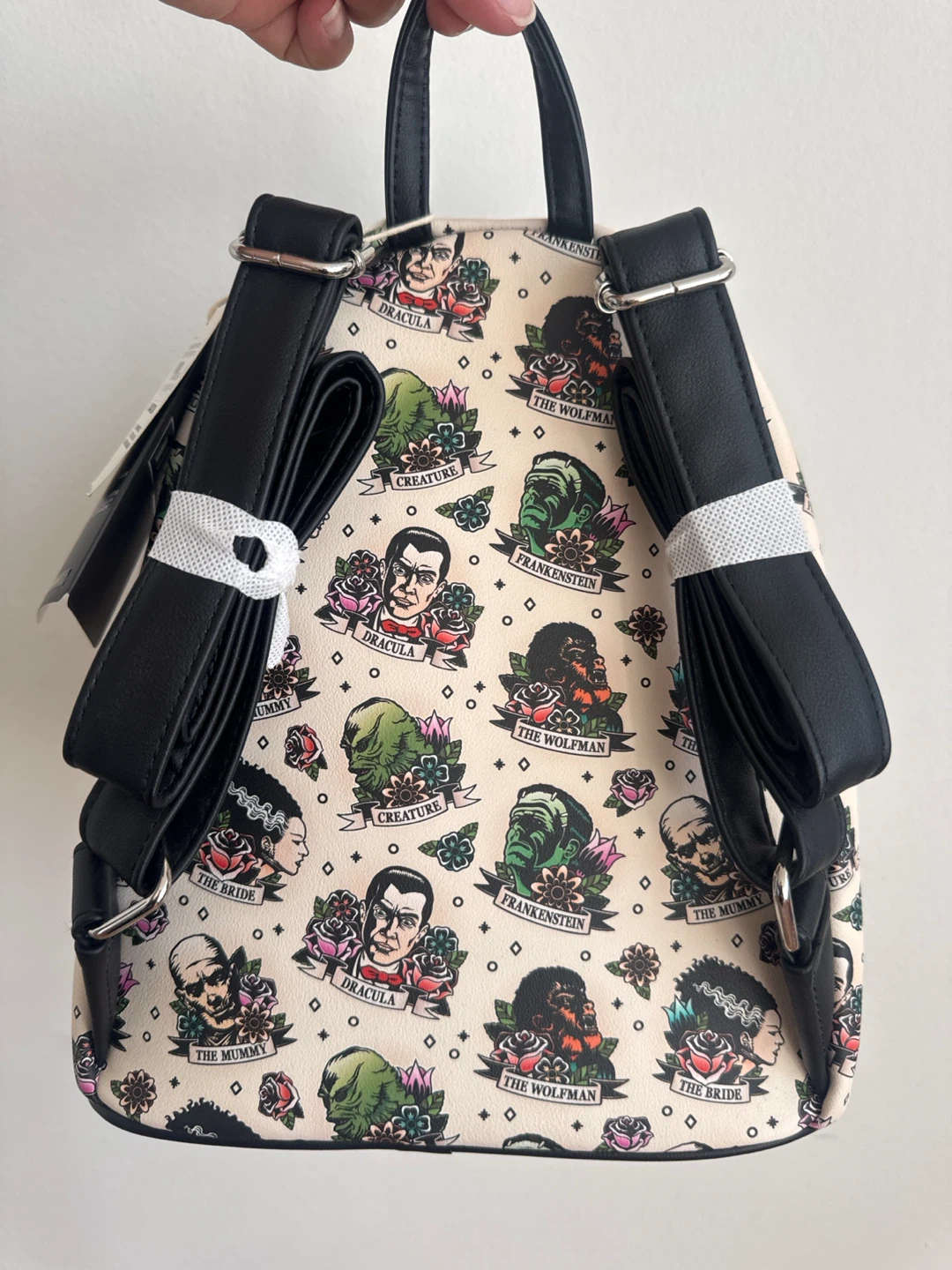 Loungefly Universal Monsters Tattoo Print Mini Backpack - photo 2