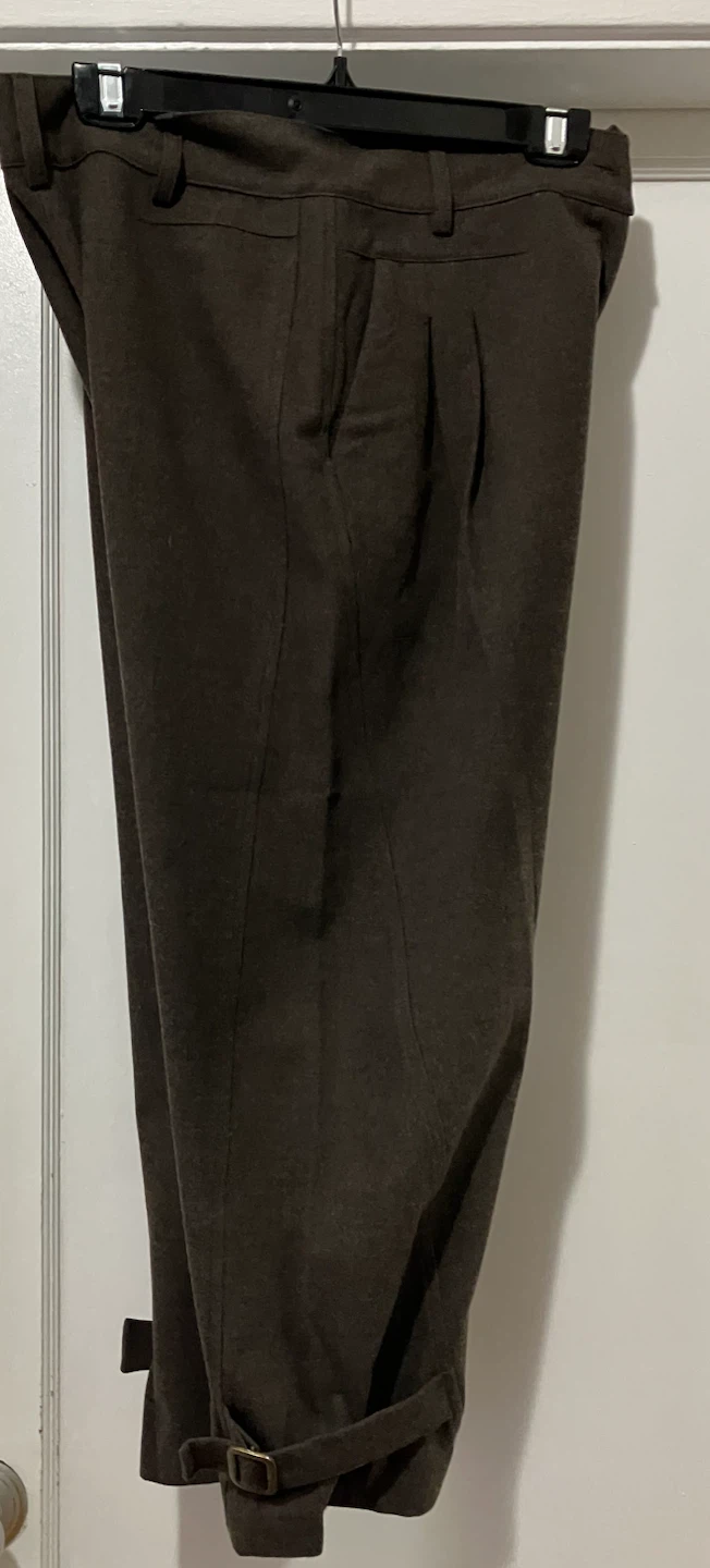 Full Circle Gallery Brown Cropped Trousers - photo 5