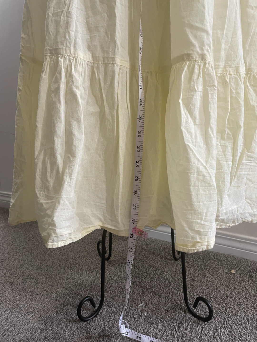 UNIQLO Women’s Maxi Skirt XS - Pastel Butter Yellow - photo 3