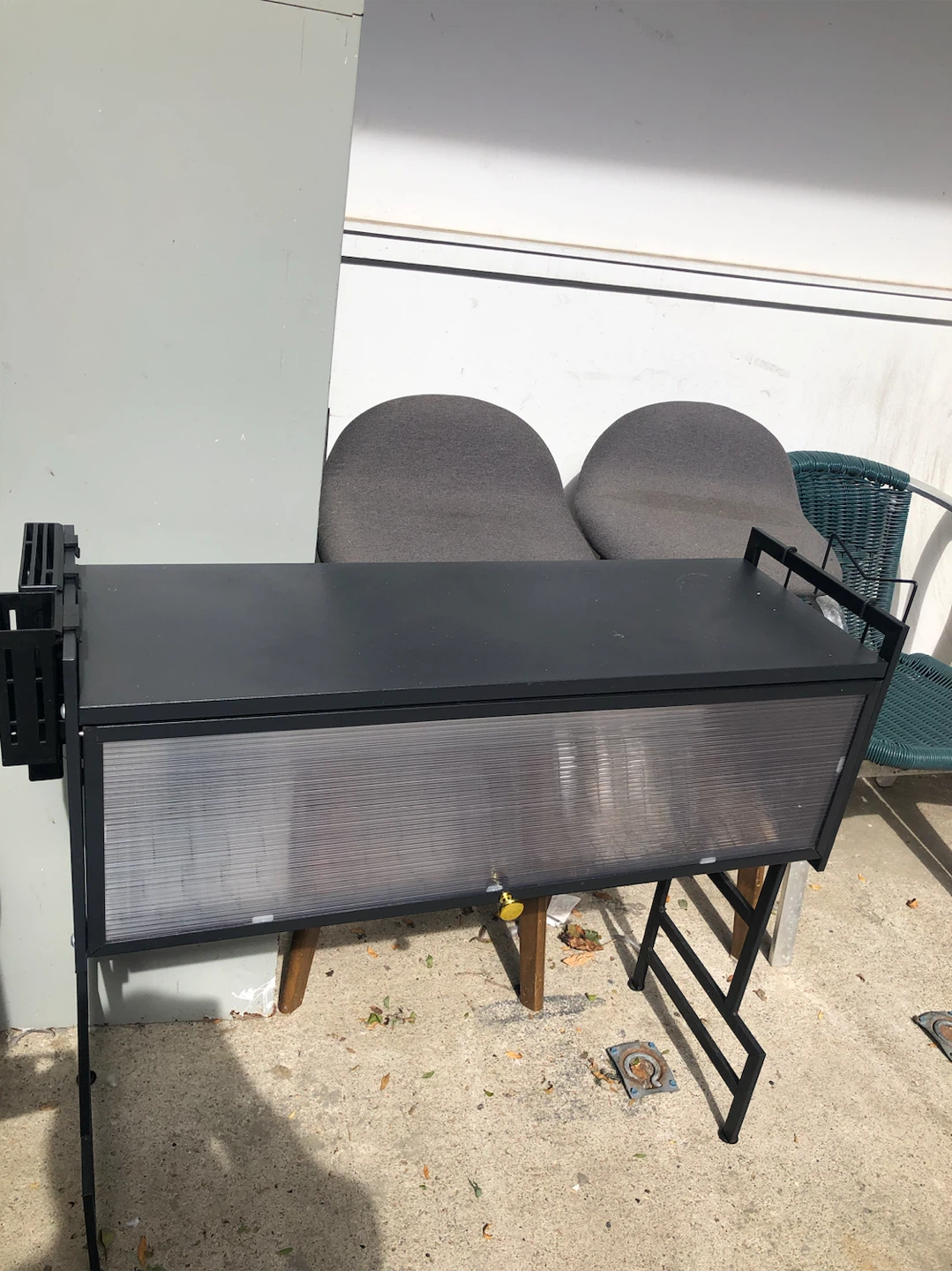 Black Countertop Dish Drying Rack