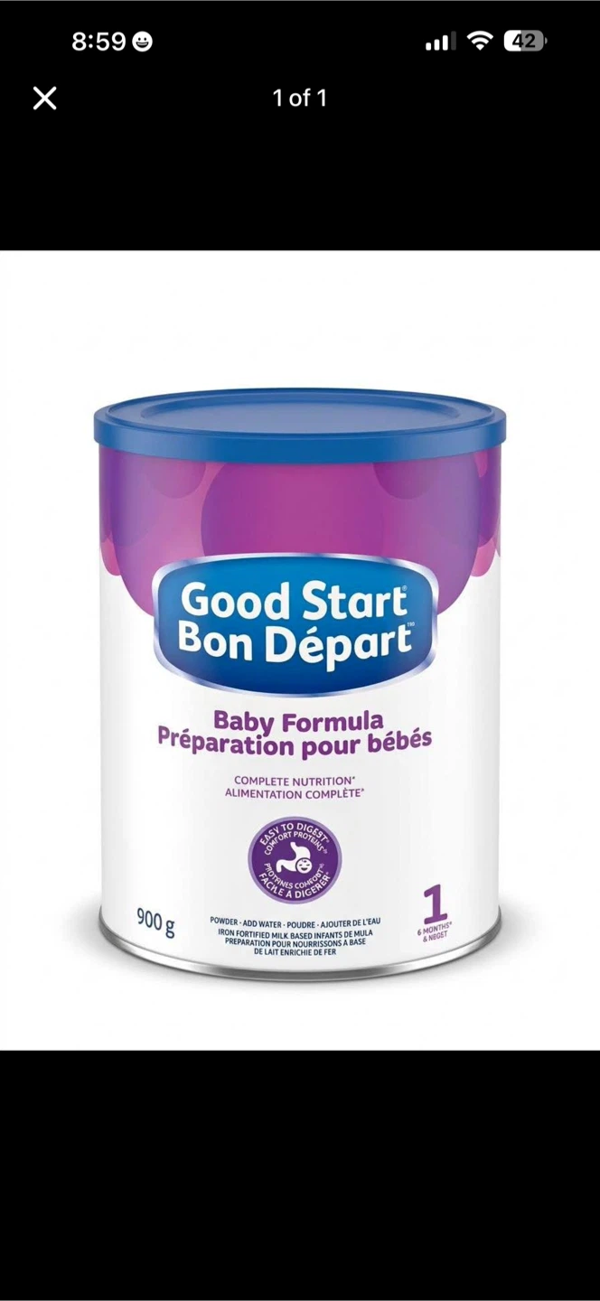 Good Start Stage 1 Baby Formula 900g