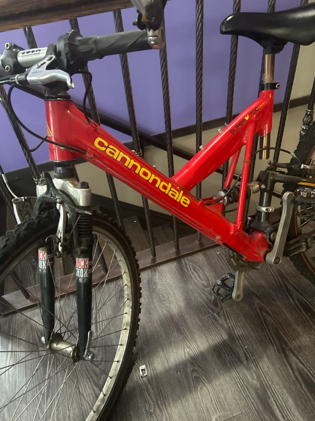 Red  canondale bike - photo 2
