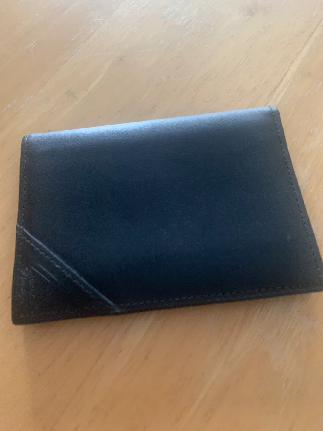 Black Leather Card Holder - photo 2