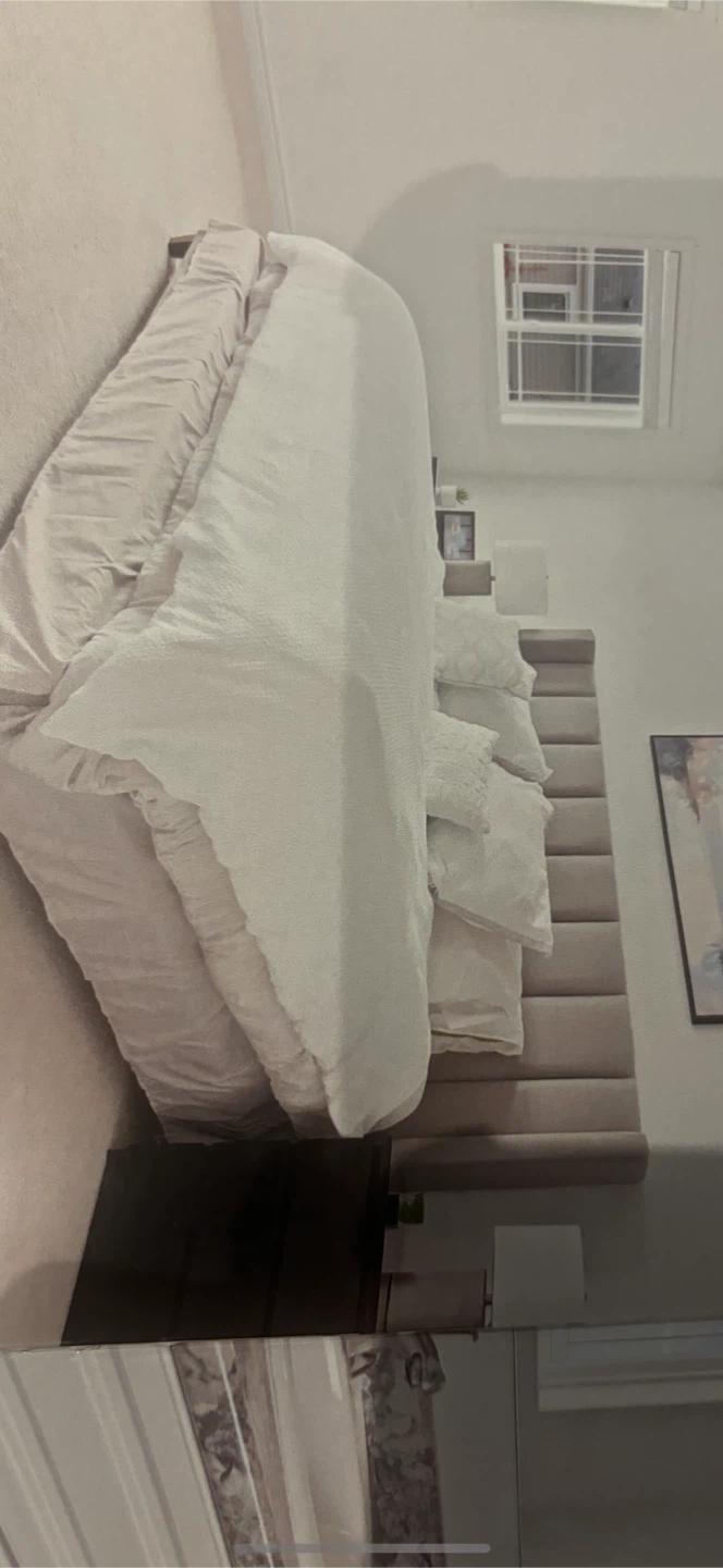 Upholstered king Bed Frame