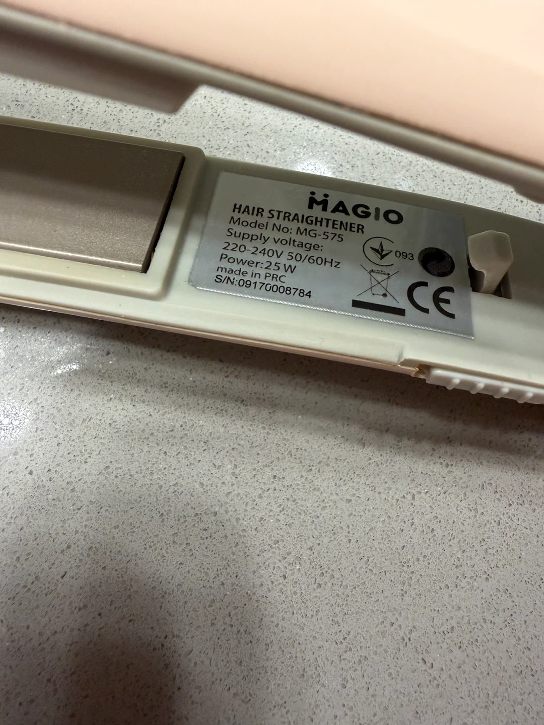 Mägio Ceramic Hair Straightener MG-575 - photo 5