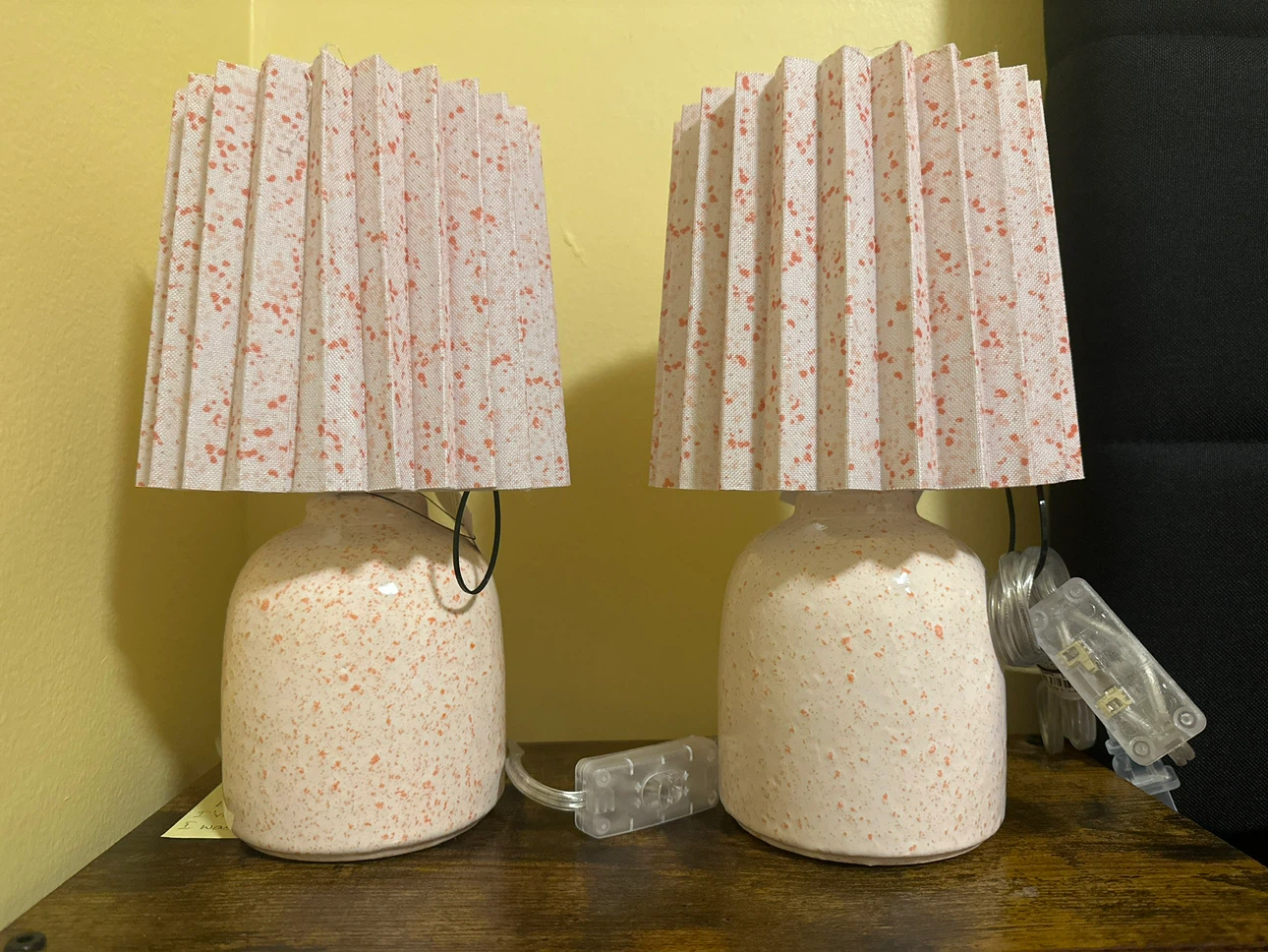 Set of Two Ceramic Table Lamps