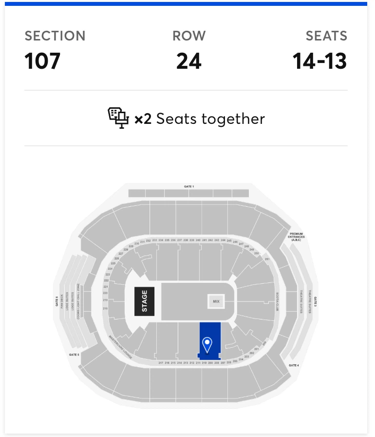 Gorillaz Toronto Sunday Oct 4th 2x 2 tickets together - photo 2