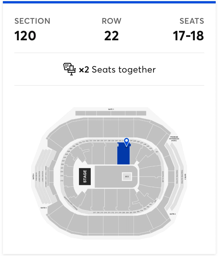 Gorillaz Toronto Sunday Oct 4th 2x 2 tickets together - photo 3