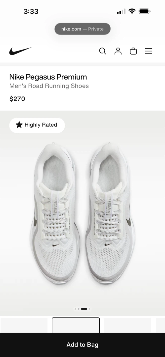 Nike Pegasus Premium Men's Road Running Shoes - photo 4