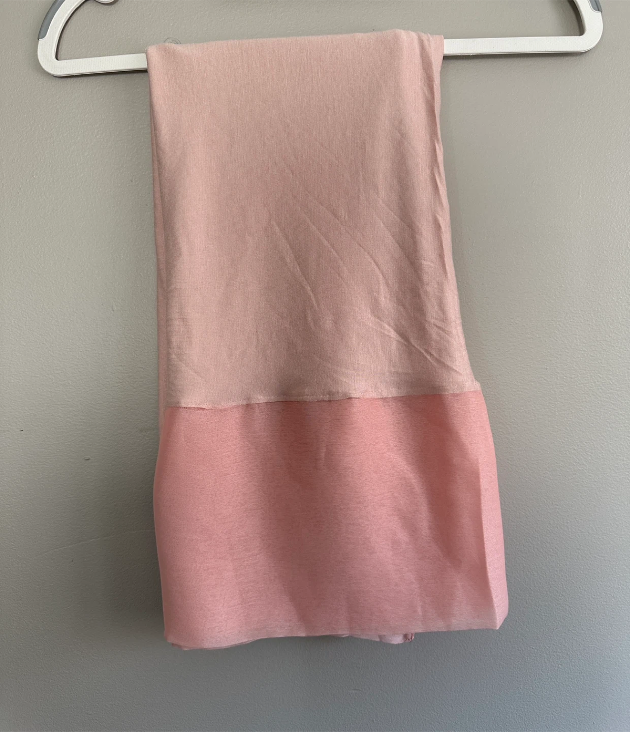 Jersey Scarf with Chiffon Border - New - $7