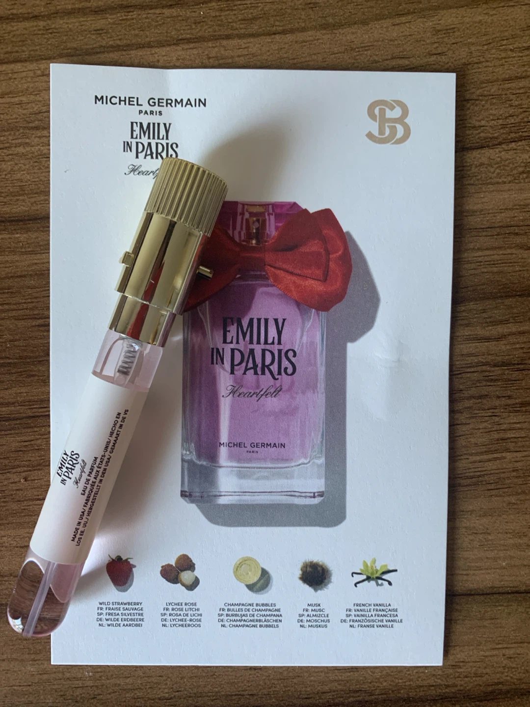 Emily in Paris Heartfelt Michel Germain Perfume
