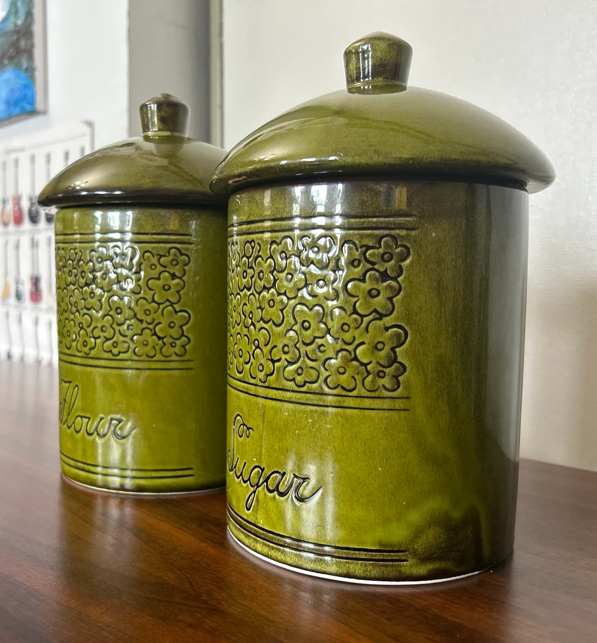 1970’s canister set for flour and sugar - photo 3
