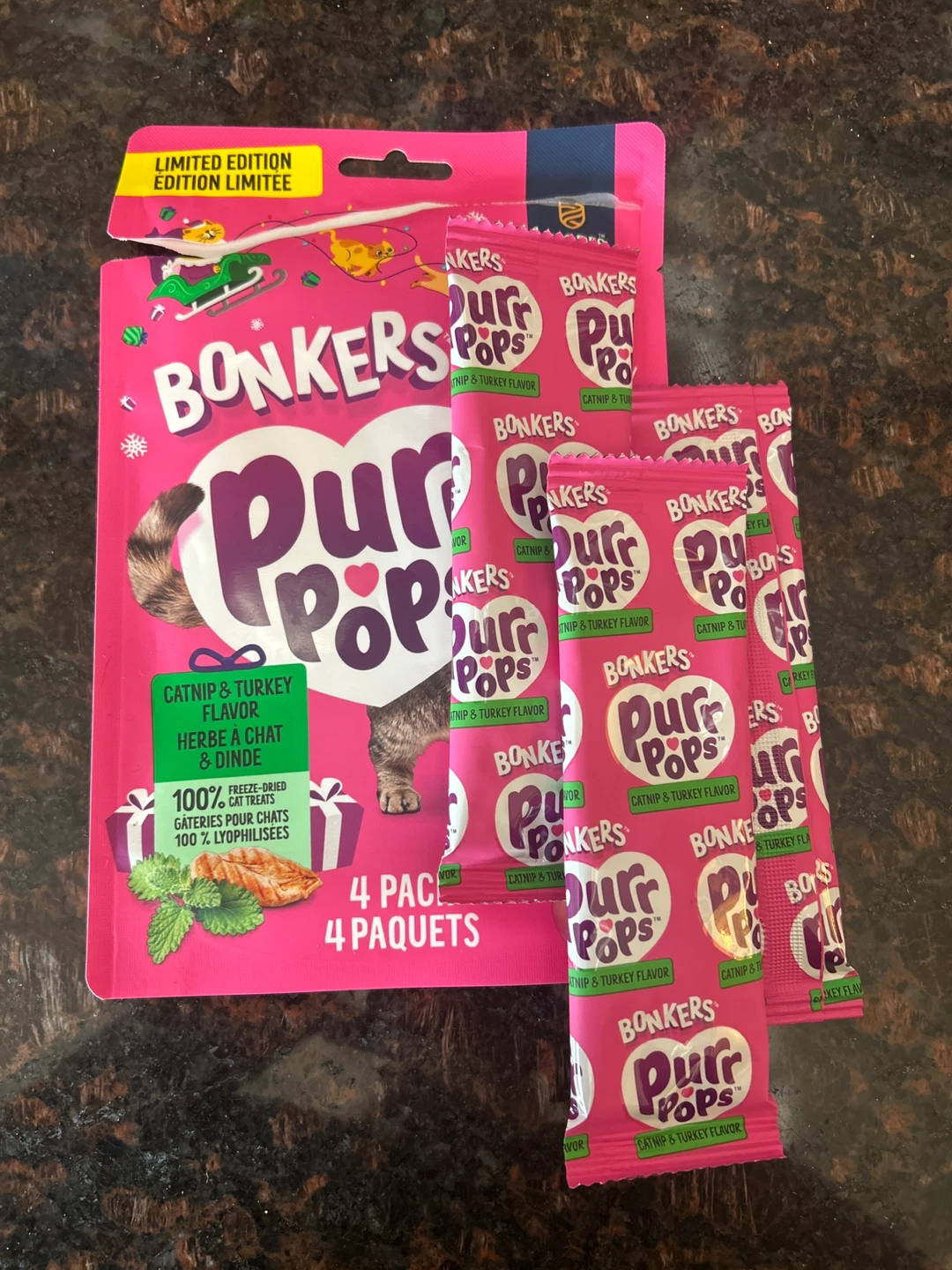 Bonkers cat treats - 4 packages - photo 5