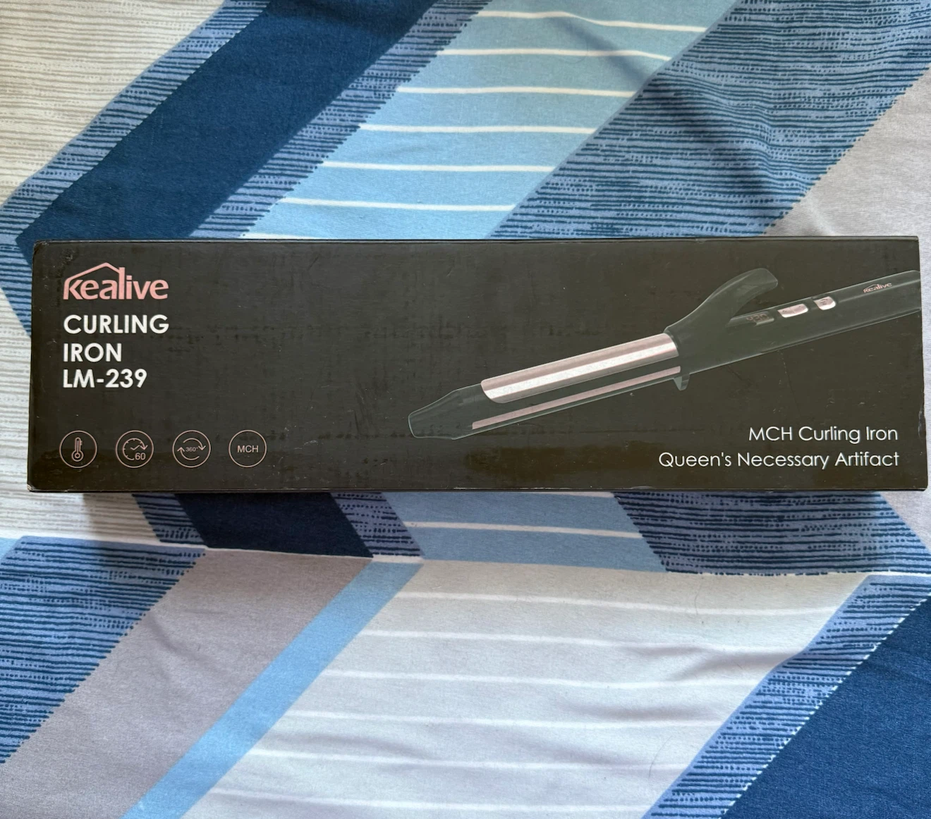 Brand New Kealive LM-239 Curling Iron