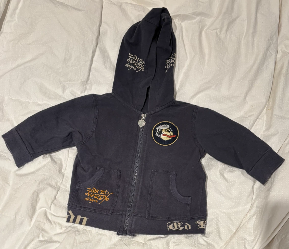 Ed Hardy Kids Zip-Up Hoodie 12-18 months