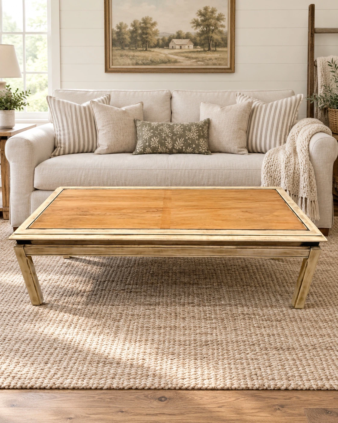 Rustic Farmhouse Style Coffee Table