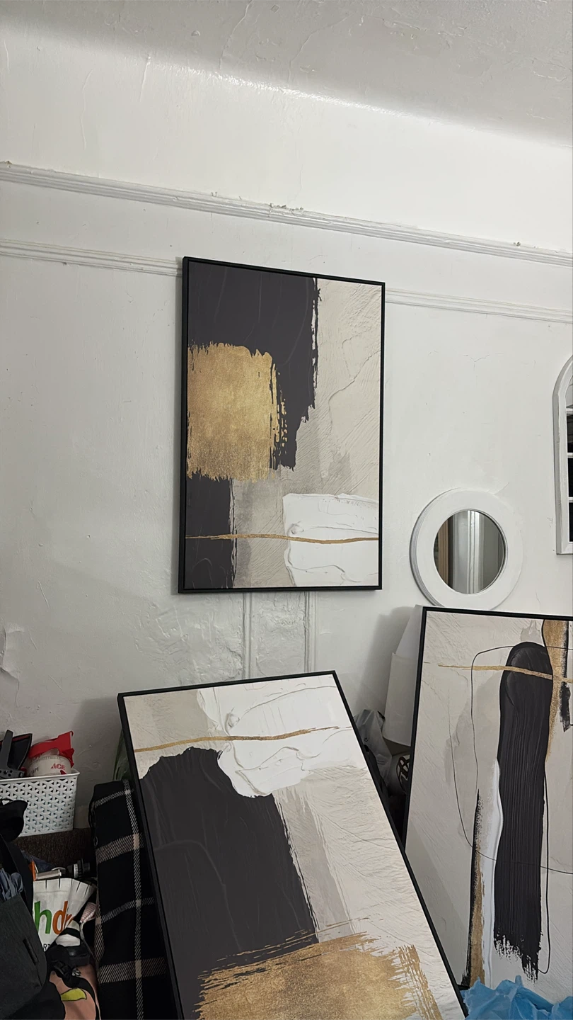 Set of 3 Abstract Wall Art Pieces - photo 2