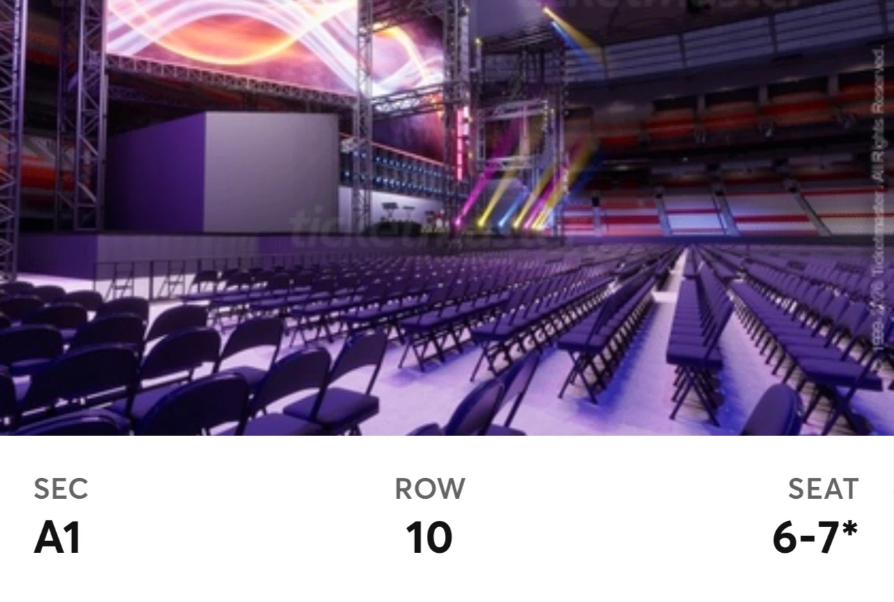 2 Bruno Mars Tickets - The Romantic Tour - photo 2