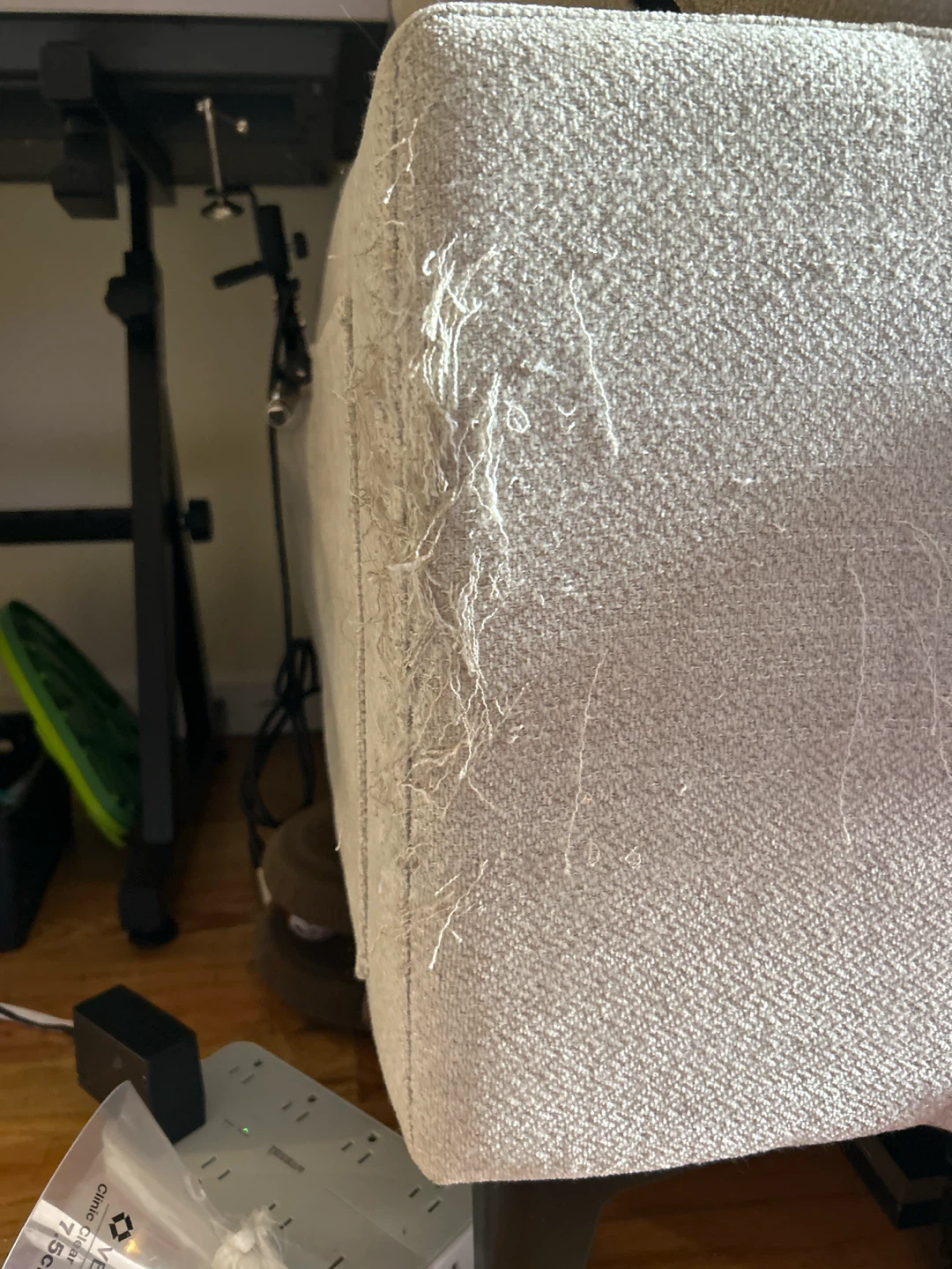 Light Gray Two-Seater Sofa - photo 2