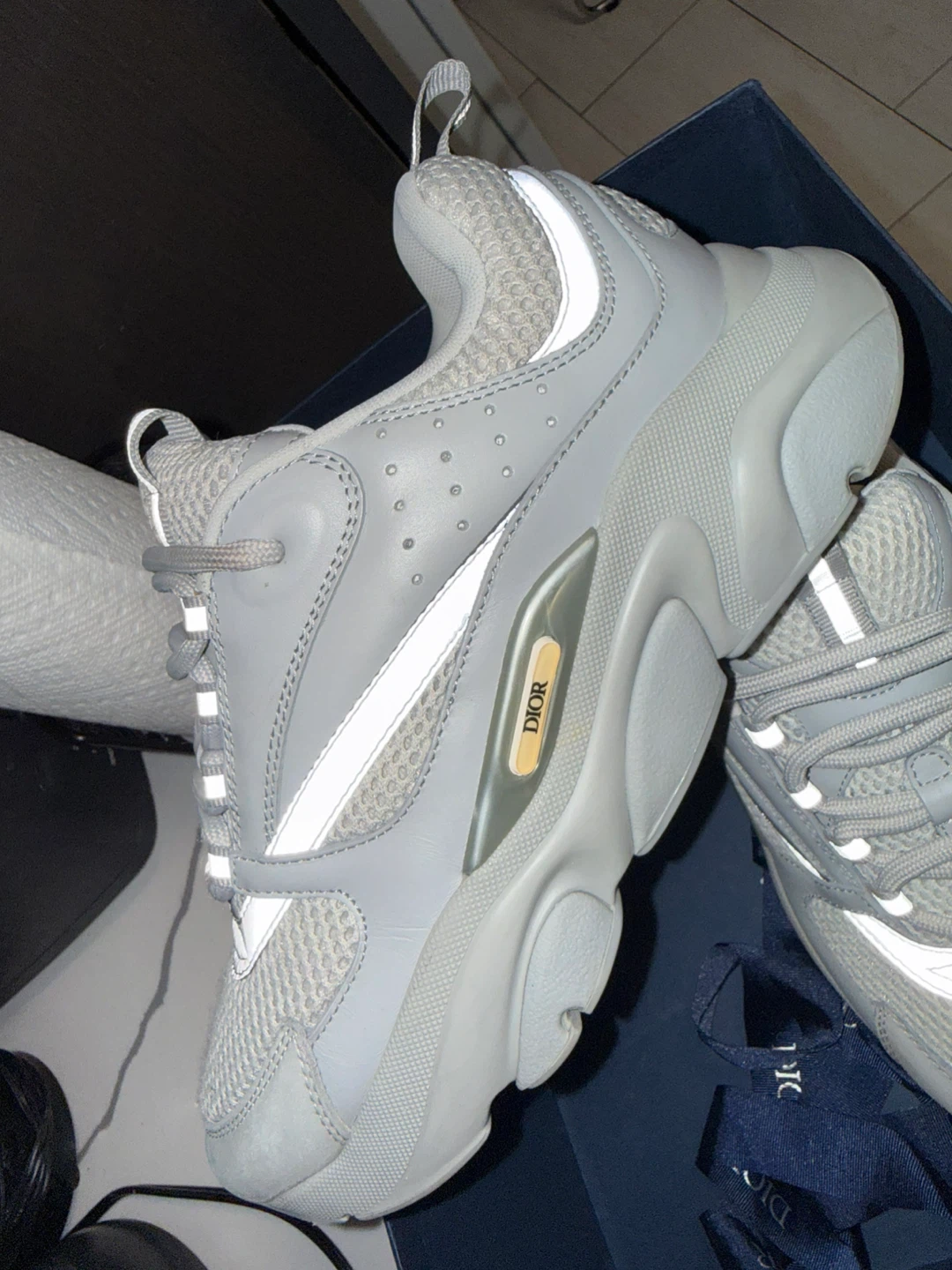 Dior B22 Sneakers Gray - photo 2