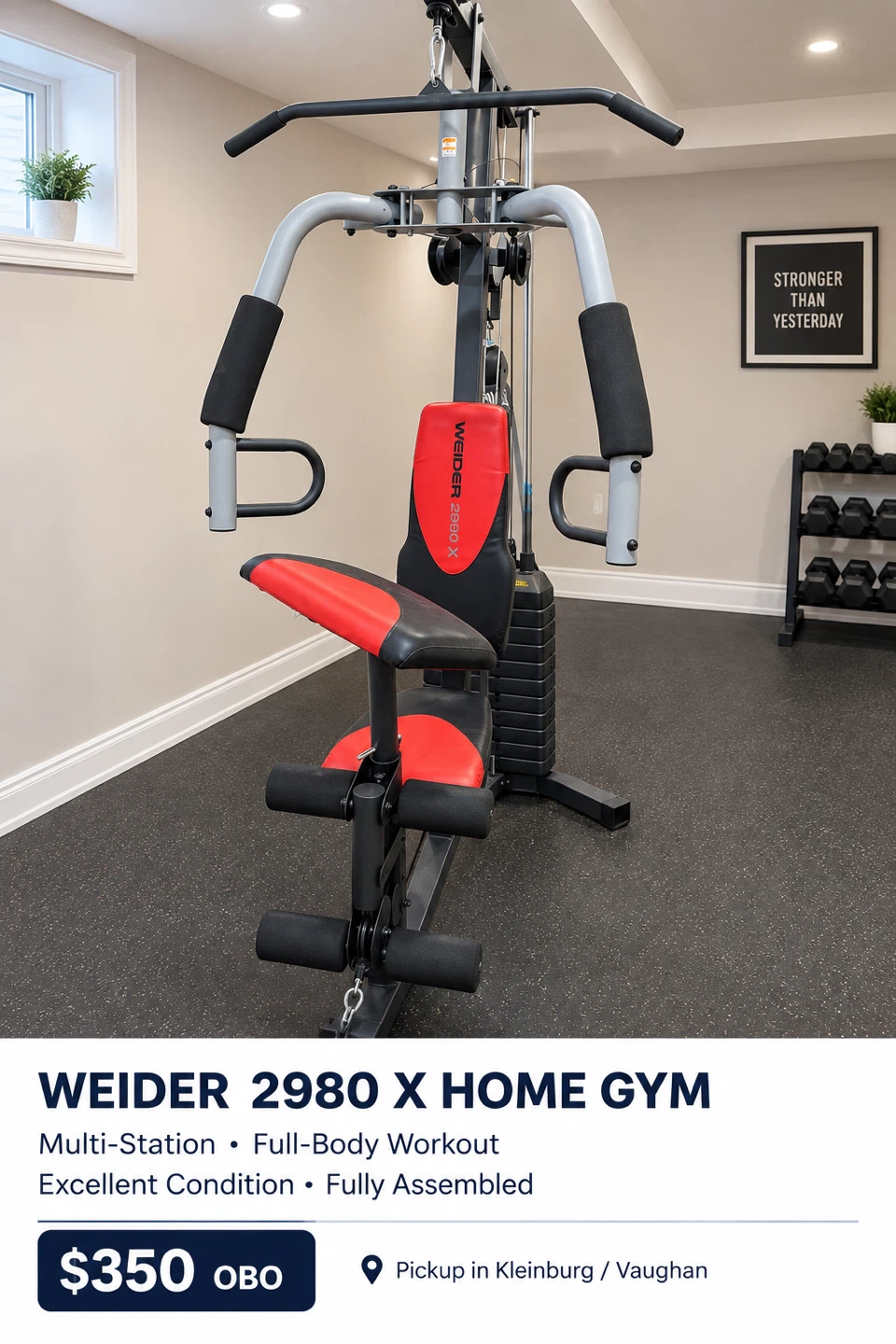 Weider 2980 X Home Gym