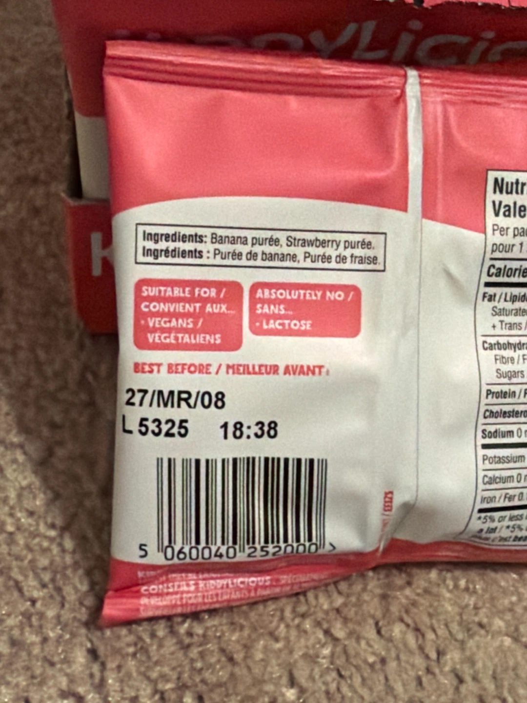 12 Kiddylicious Strawberry & Banana Smoothie Melts - photo 2