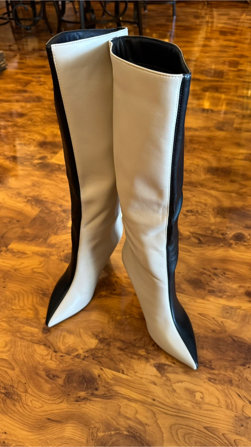 Chinese Laundry Two-Tone Boots Size 5