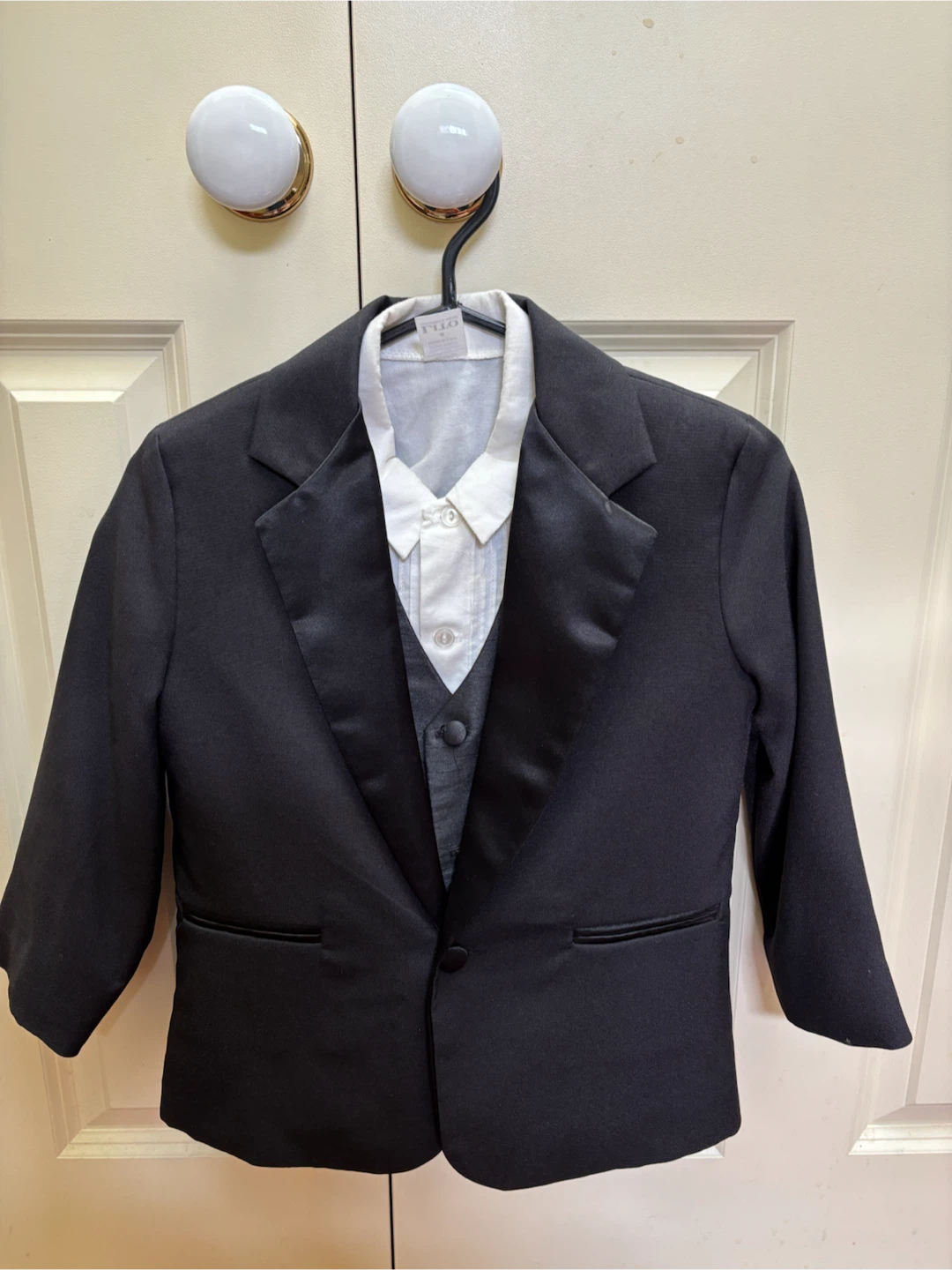 Kids Black Suit Set Size 8