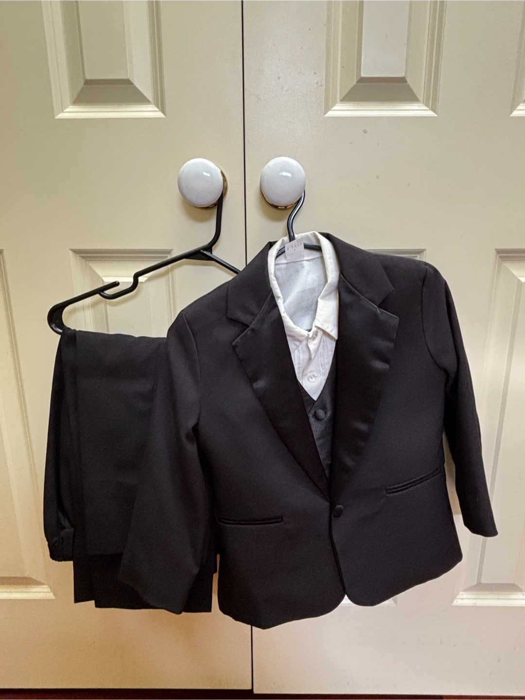 Kids Black Suit Set Size 8 - photo 4
