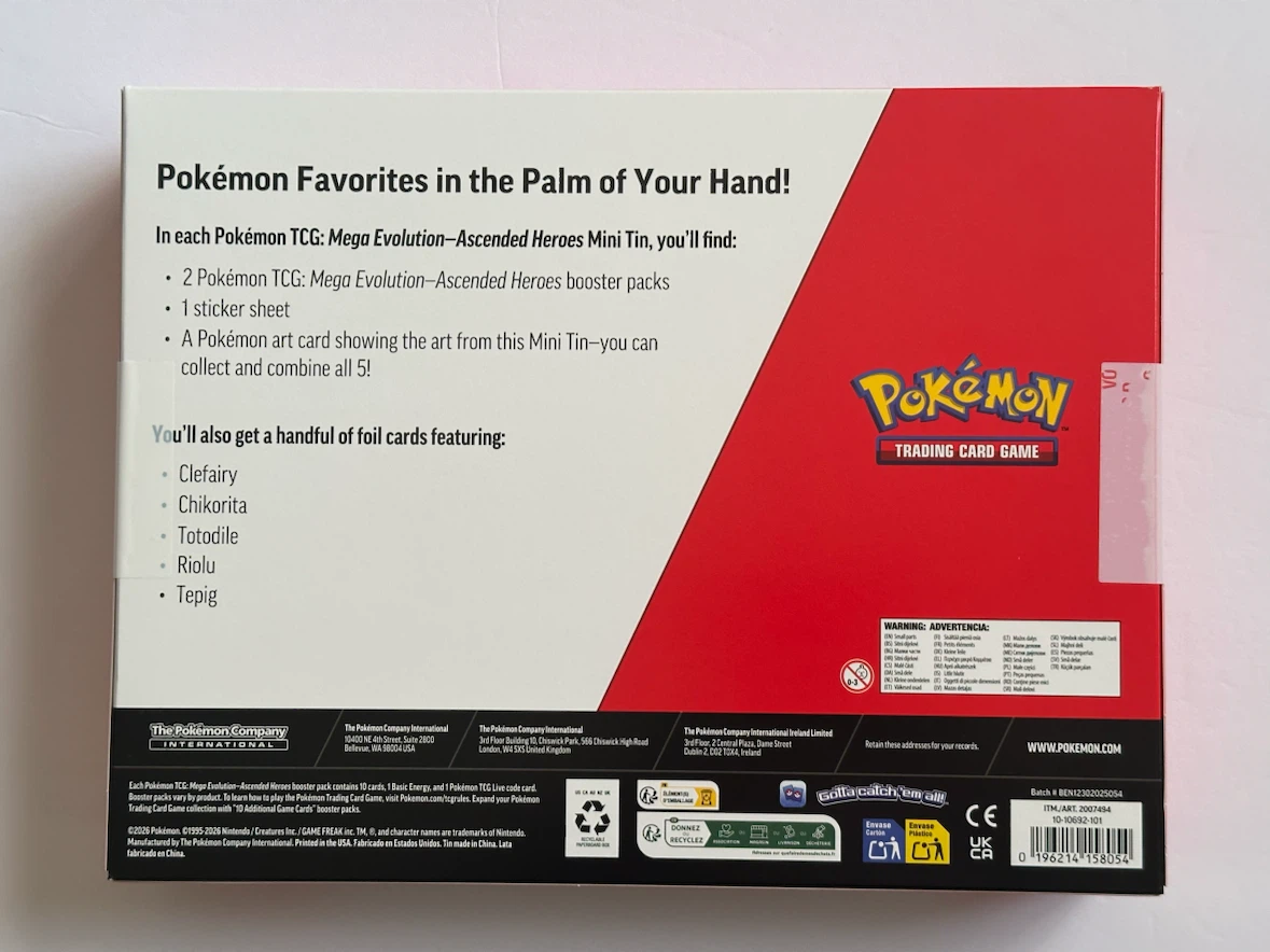 Pokemon TCG Mega Evolution Ascended Heroes 5-Pack - photo 2