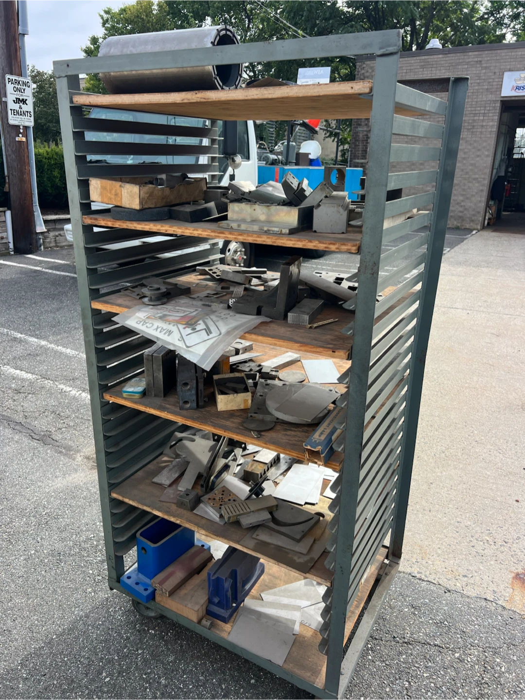HEAVY DUTY 25 TIER STEEL ROLLING RACK