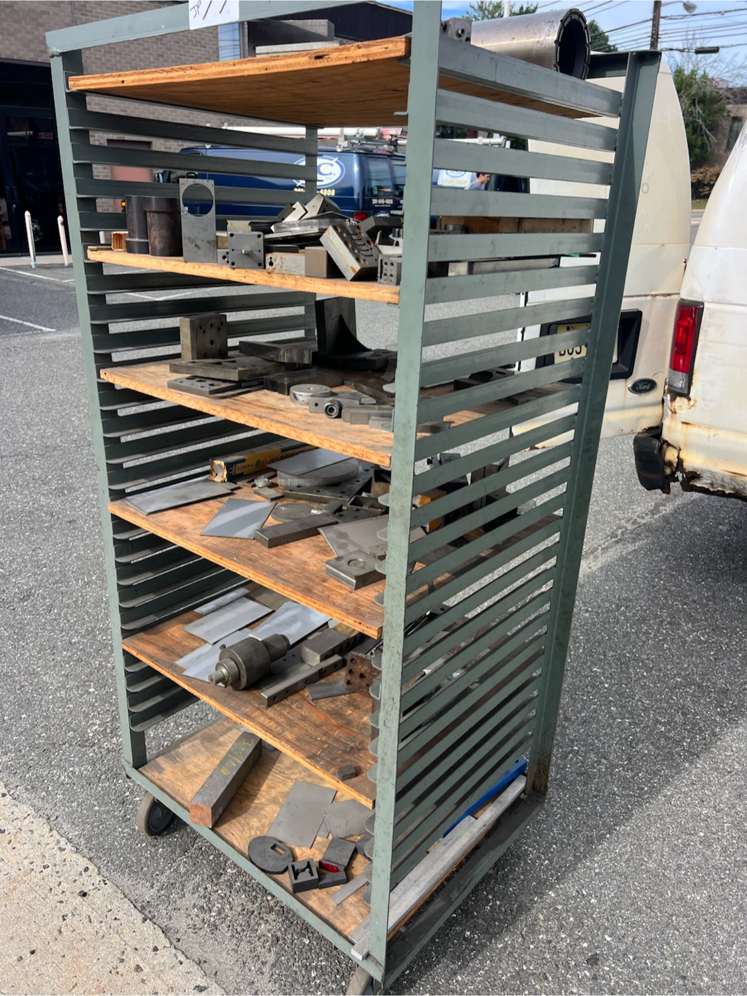 HEAVY DUTY 25 TIER STEEL ROLLING RACK - photo 2