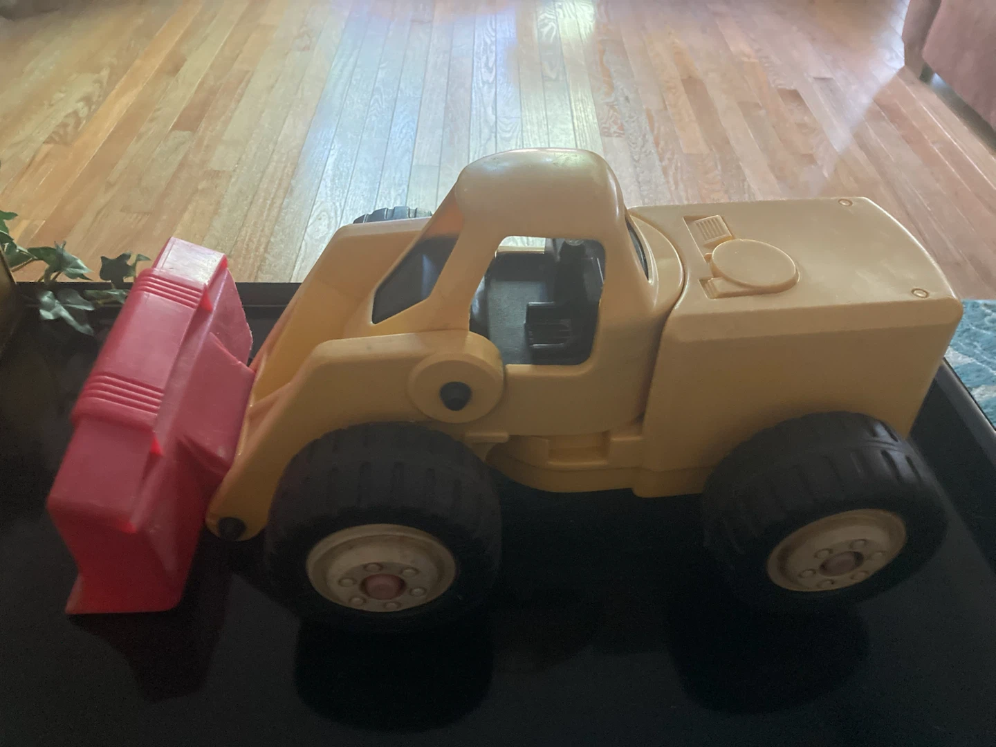 Vintage Yellow Plastic Toy Loader