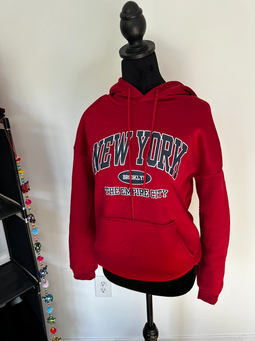 New York Brooklyn Empire City Red Hoodie