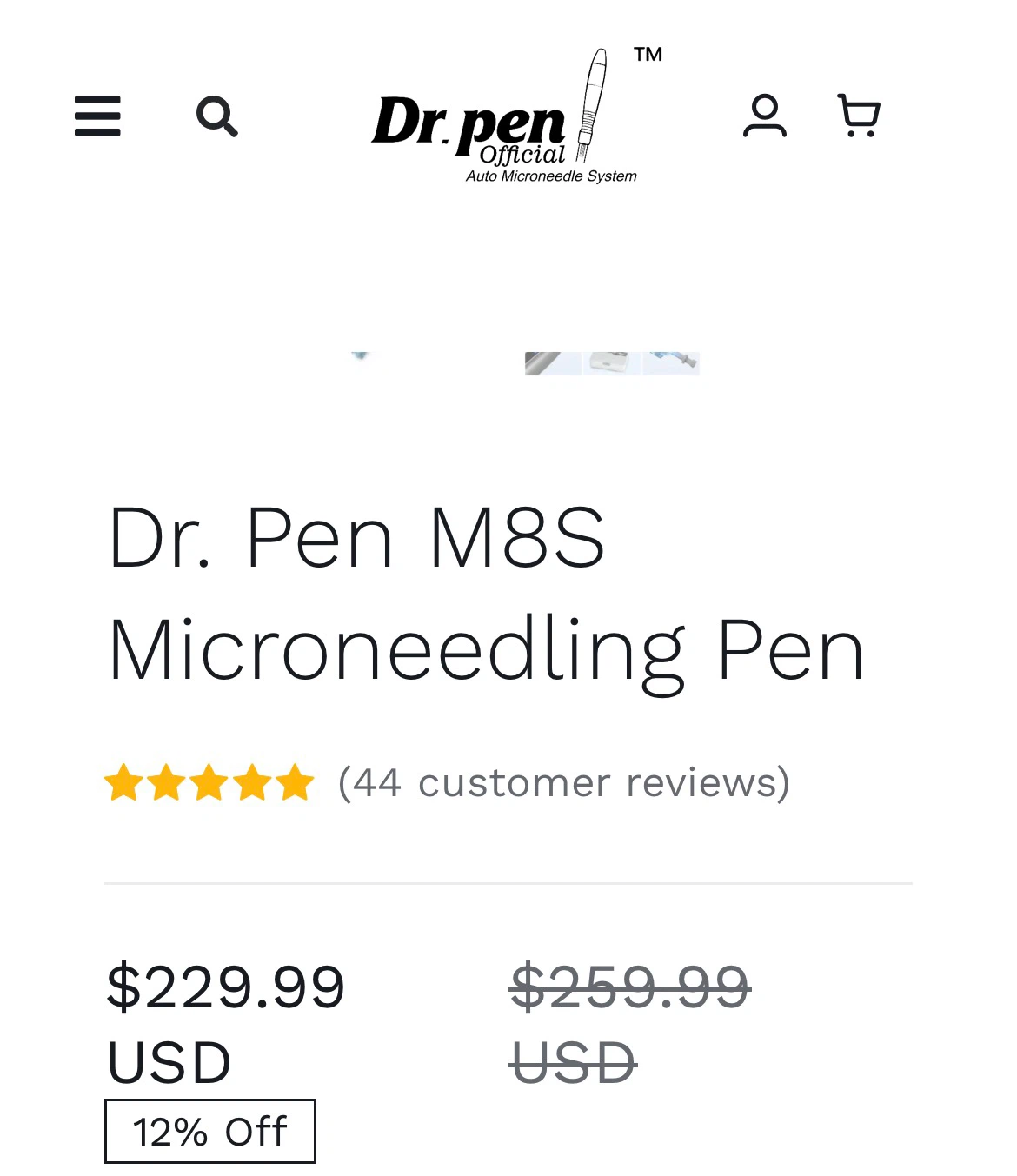 Dr. Pen M8S Microneedling Pen
