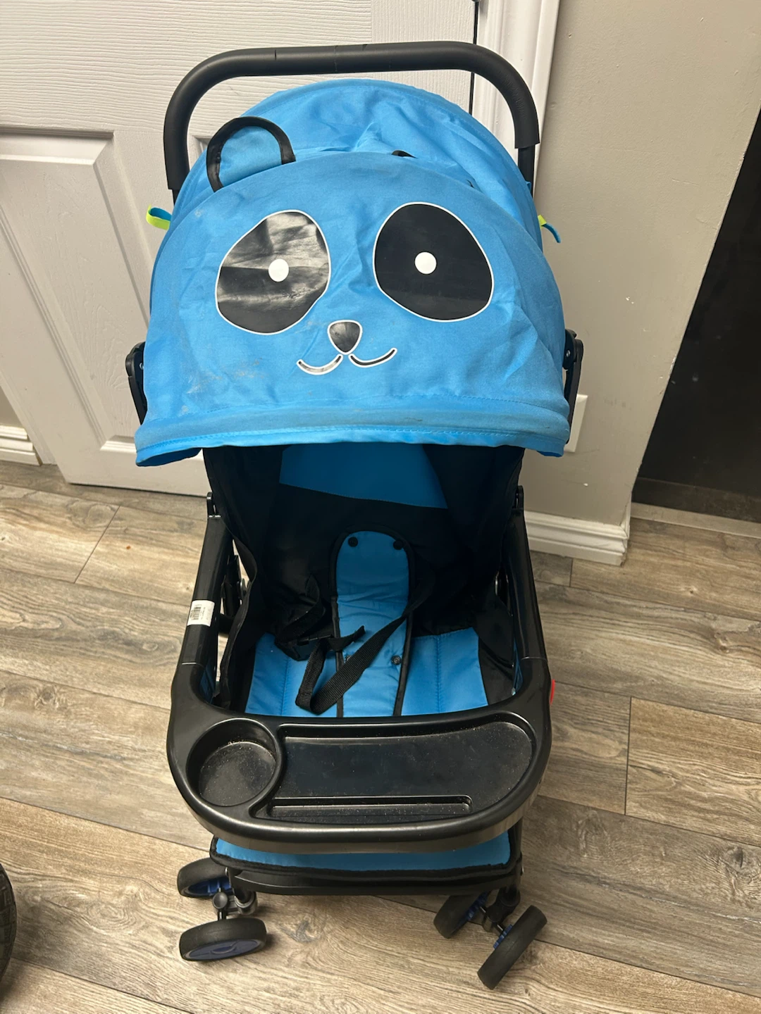 Blue Panda Stroller