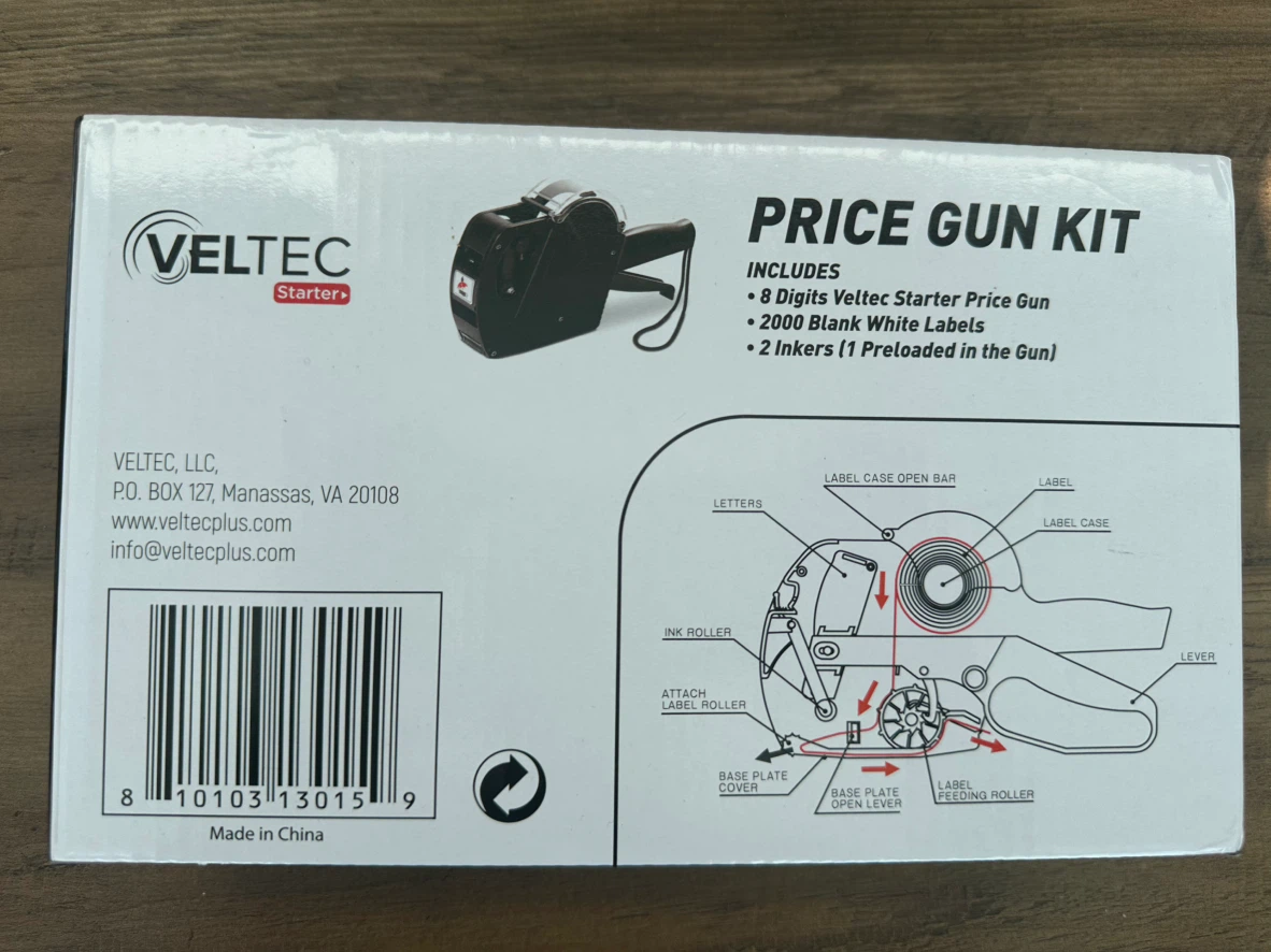 Veltec Starter Price Gun Kit - photo 2