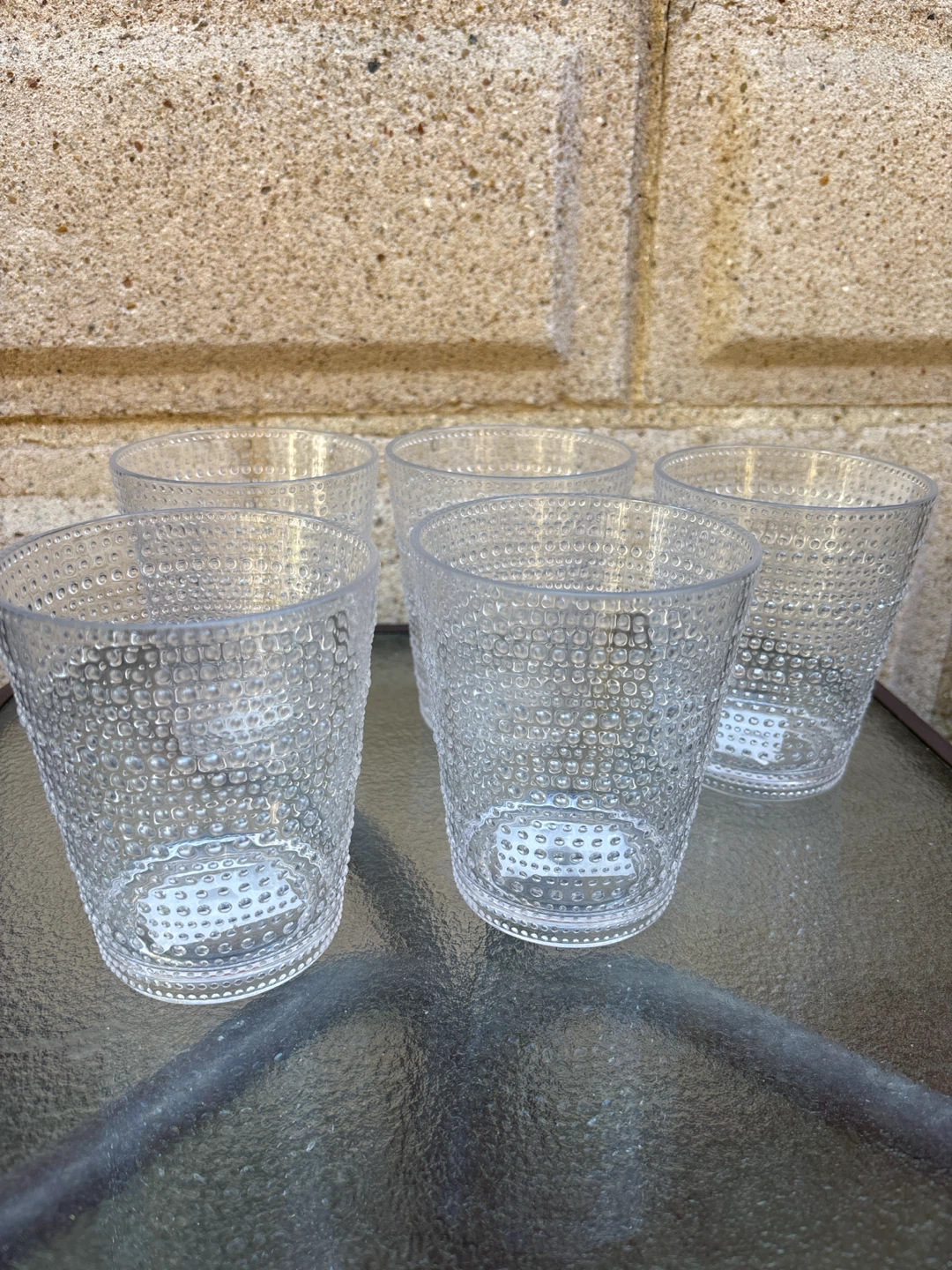 Kitchen stuff plus Textured Drinking Glasses