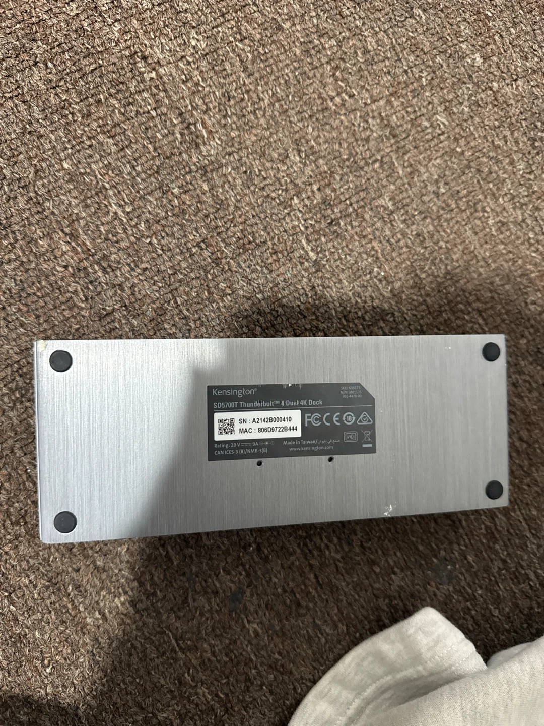 Kensington SD5700T Thunderbolt 4 Dual 4K Dock - photo 3