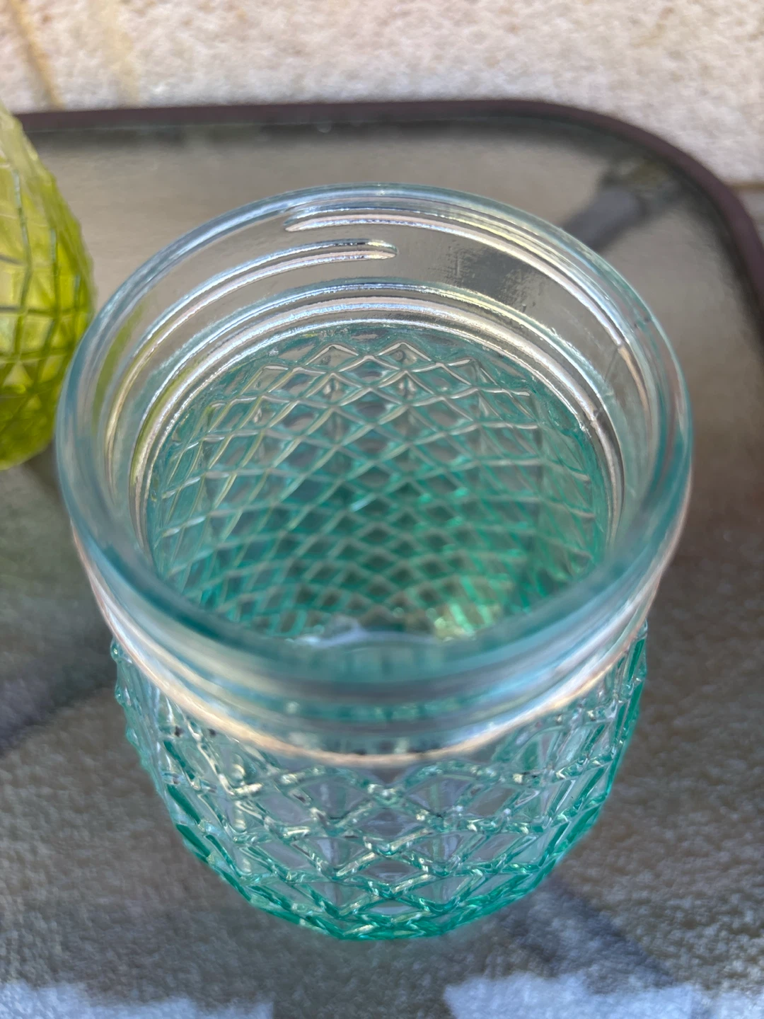 Glass Pineapple Mason Jar Tumblers - photo 3