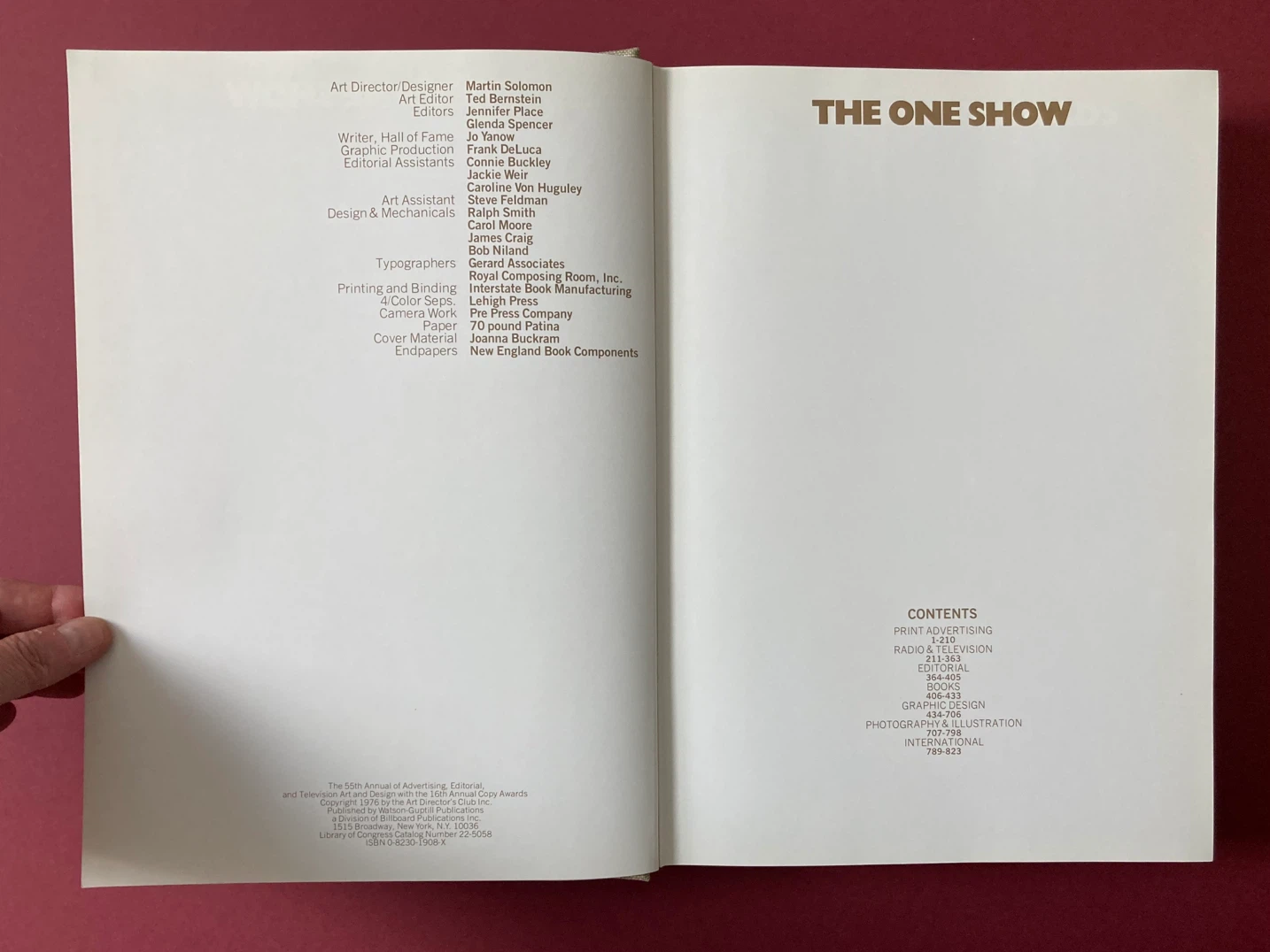 Vintage 1976 Art Directors Club Annual Book - photo 4