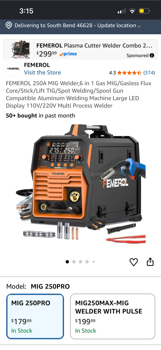 Femerol MIG 250PRO Welding Machine