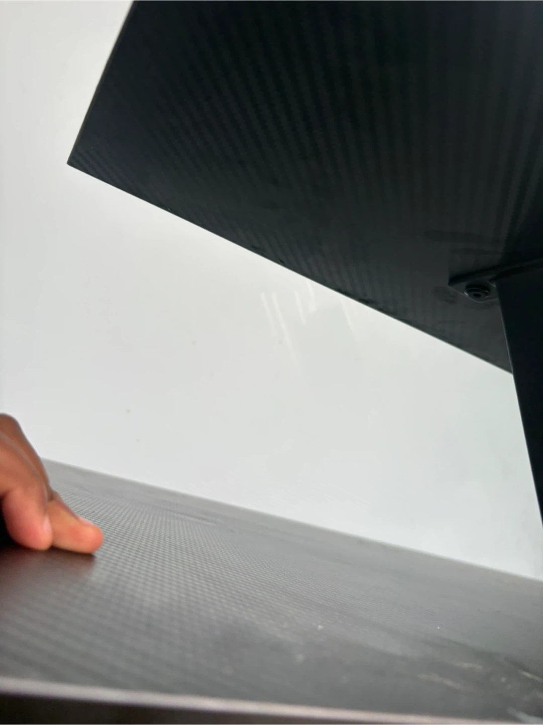 Black Gaming Desk with Raised Monitor Stand - photo 3
