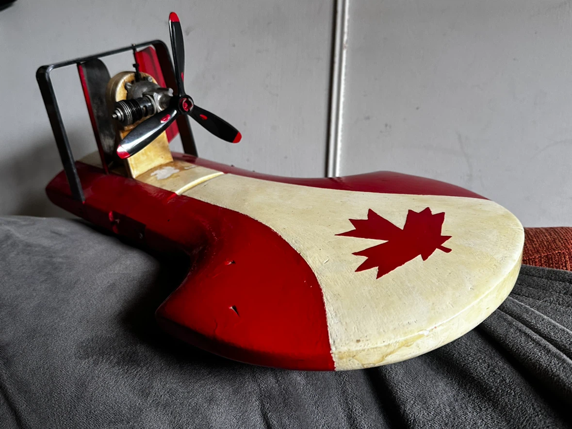 Vintage Cox .049 Gas Tether Hydroplane Pond Boat