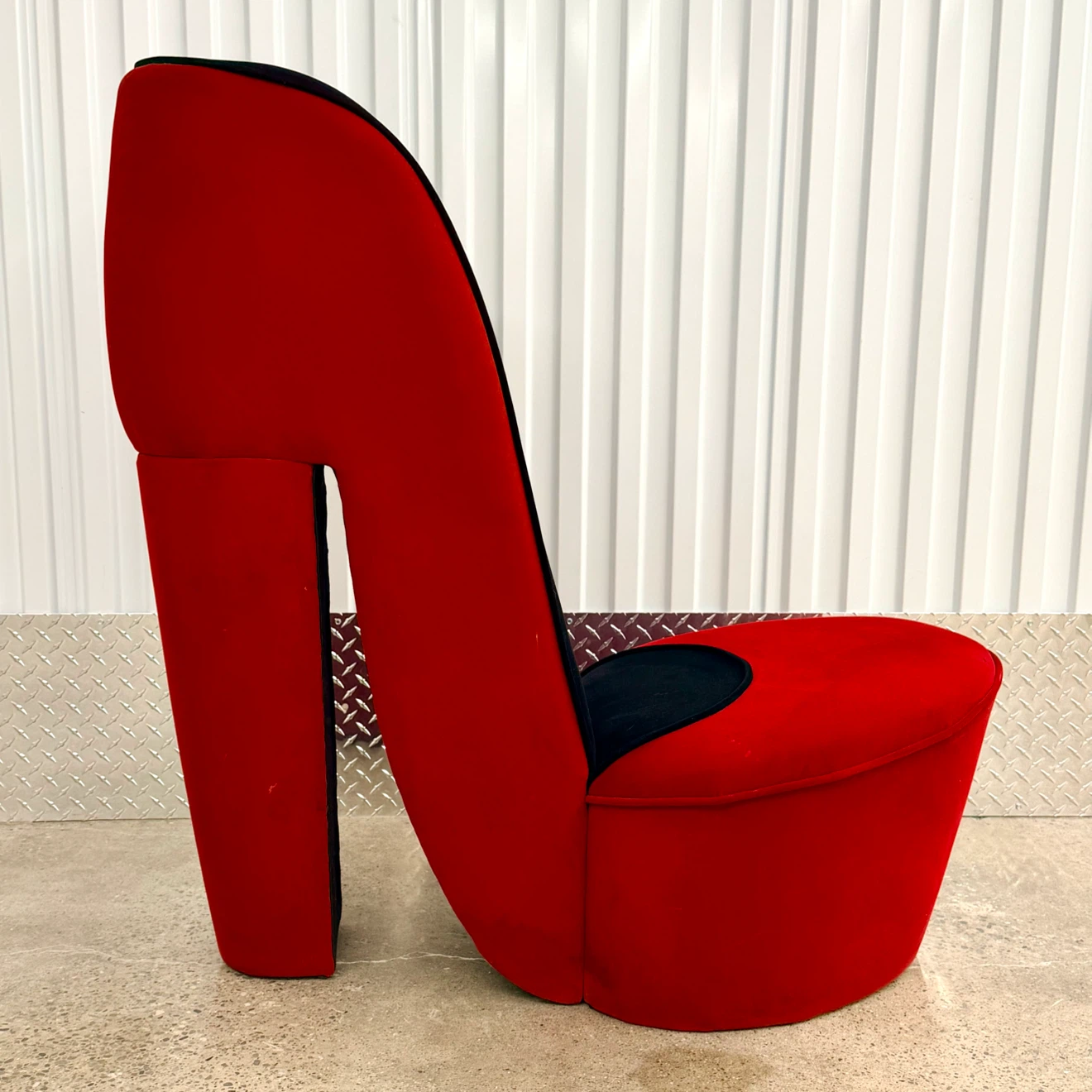 Velvet High Heel Chair - photo 2
